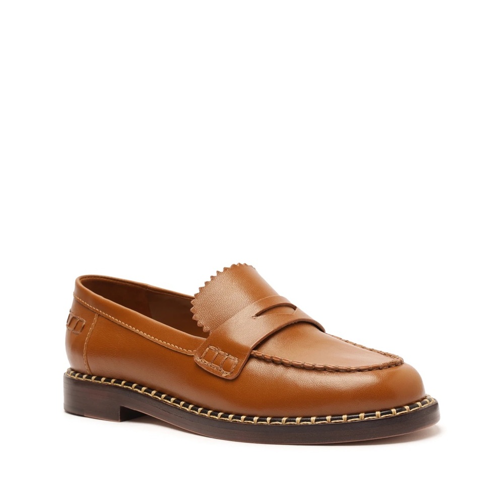Schutz Christie Tan loafers